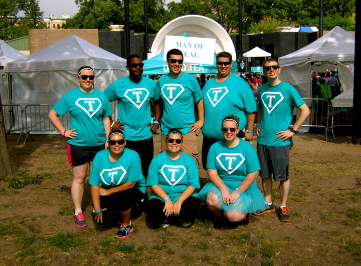 Man Of Teal T-Shirt Photo