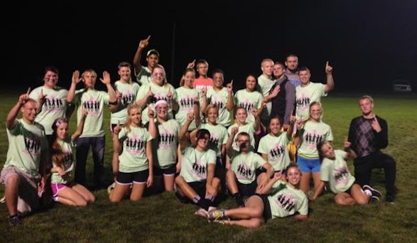 Thanks To Customink We Had Awesome Shirts On When We Won Our Very First Powderpuff Game! T-Shirt Photo