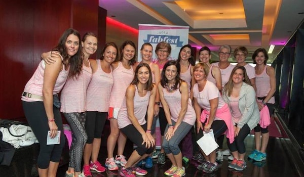 Picture of Team Steph At Bright Pink Fabfest In Chicago Custom T-Shirt Design Team Steph At Bright Pink Fabfest In Chicago T-Shirt Photo