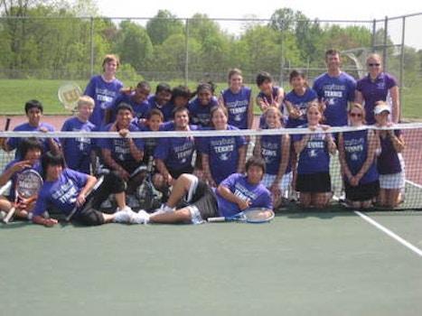 Long Reach Tennis Team T-Shirt Photo