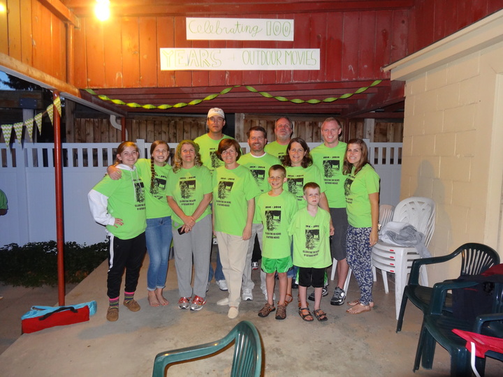 Celebrating 100 Years Of Outdoor Movies T-Shirt Photo