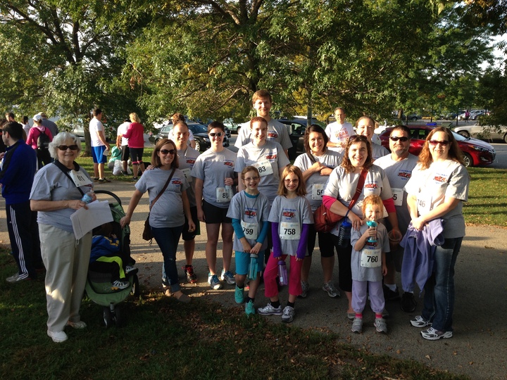 Getting Our Rears In Gear  Colon Cancer 5k In Remembrance Of Tony T-Shirt Photo
