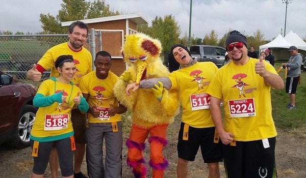 Picture of "Apocalypse Later" Vs Zombie Big Bird Custom T-Shirt Design "Apocalypse Later" Vs Zombie Big Bird T-Shirt Photo