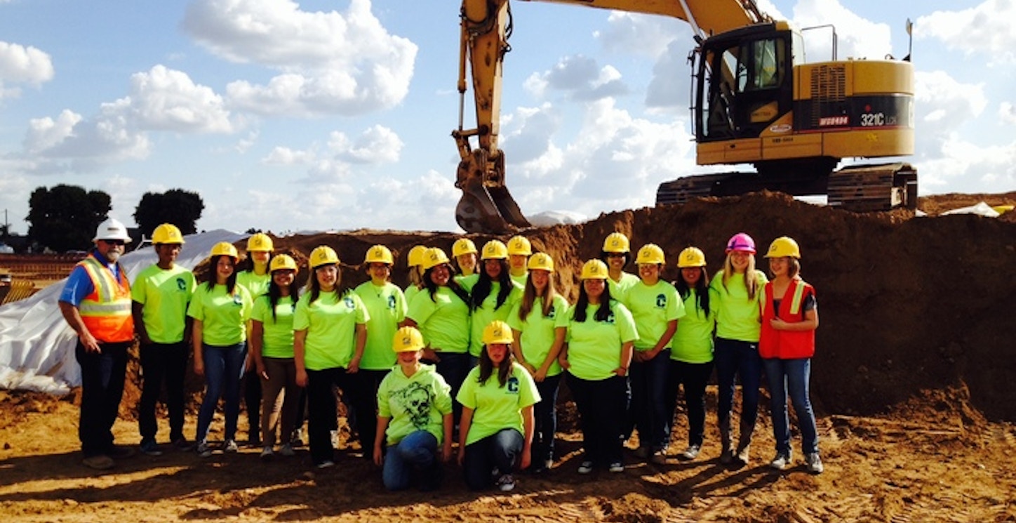 Clovis High Women In Construction T-Shirt Photo
