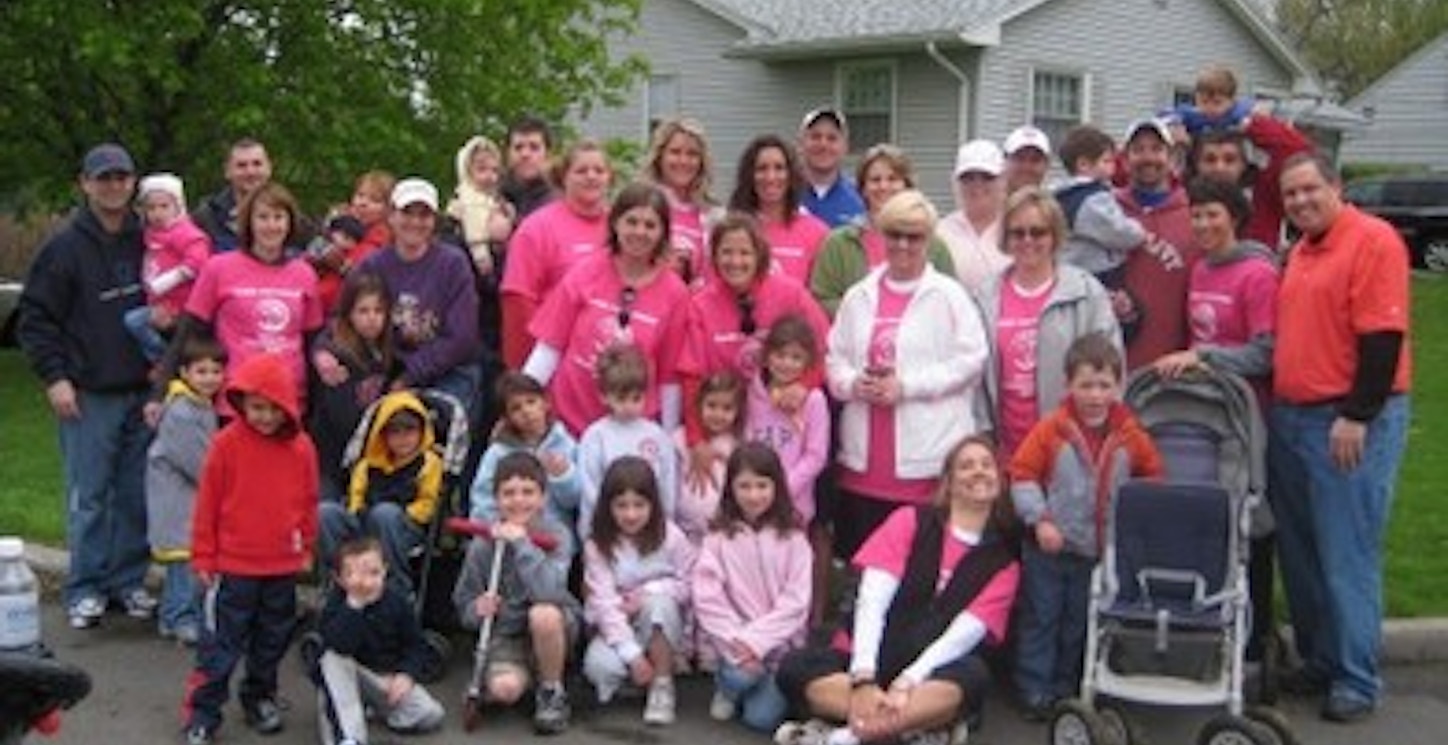 Canandaigua Ms Walk    Pink Petunias T-Shirt Photo