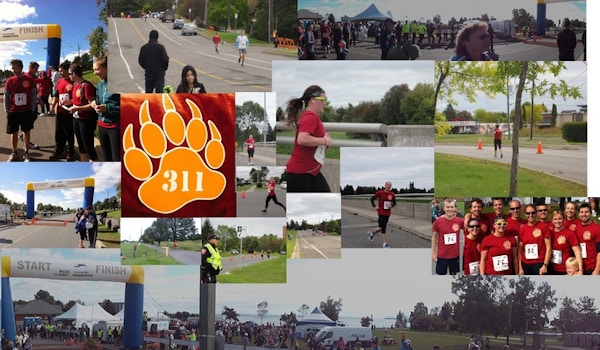 Picture of Miles With The Giant, With Bearskin Airlines! Custom T-Shirt Design Miles With The Giant, With Bearskin Airlines! T-Shirt Photo