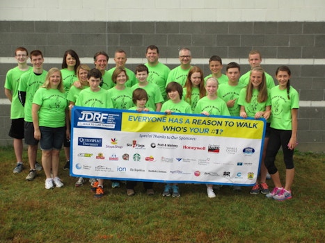 Brian's Bunch At The Greater Hartford Jdrf Walk To Cure Diabetes T-Shirt Photo