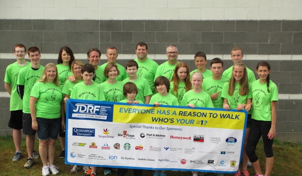 Brian's Bunch At The Greater Hartford Jdrf Walk To Cure Diabetes T-Shirt Photo