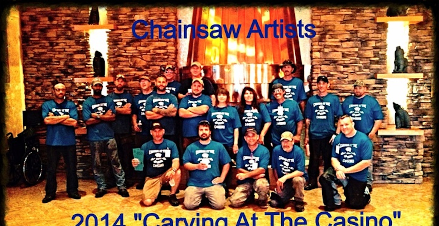 Chainsaw Carvers At The Salamanca Casino T-Shirt Photo