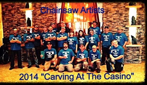 Chainsaw Carvers At The Salamanca Casino T-Shirt Photo