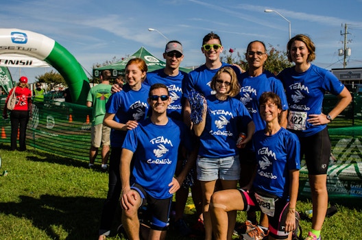 The Family That Tri's Together  Team Cornejo T-Shirt Photo