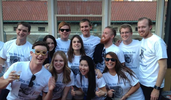 Picture of Weekend Jon's 30th Birthday Bar Crawl Custom T-Shirt Design Weekend Jon's 30th Birthday Bar Crawl T-Shirt Photo