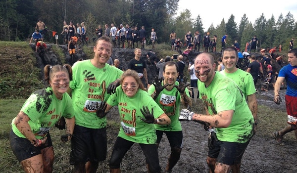 Body By Bacon Conquers The Tough Mudder! T-Shirt Photo