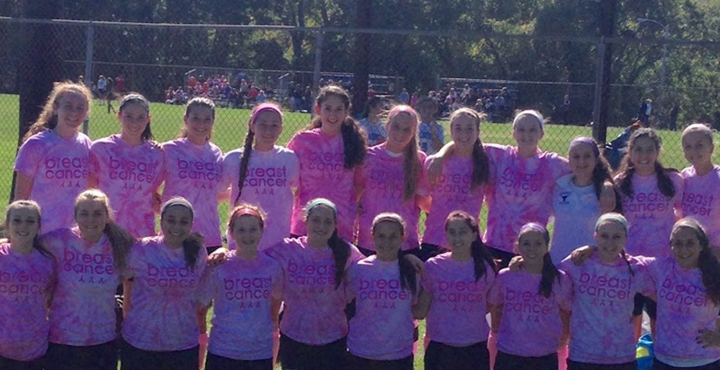 Peabody Soccer Kicks Out Cancer! T-Shirt Photo