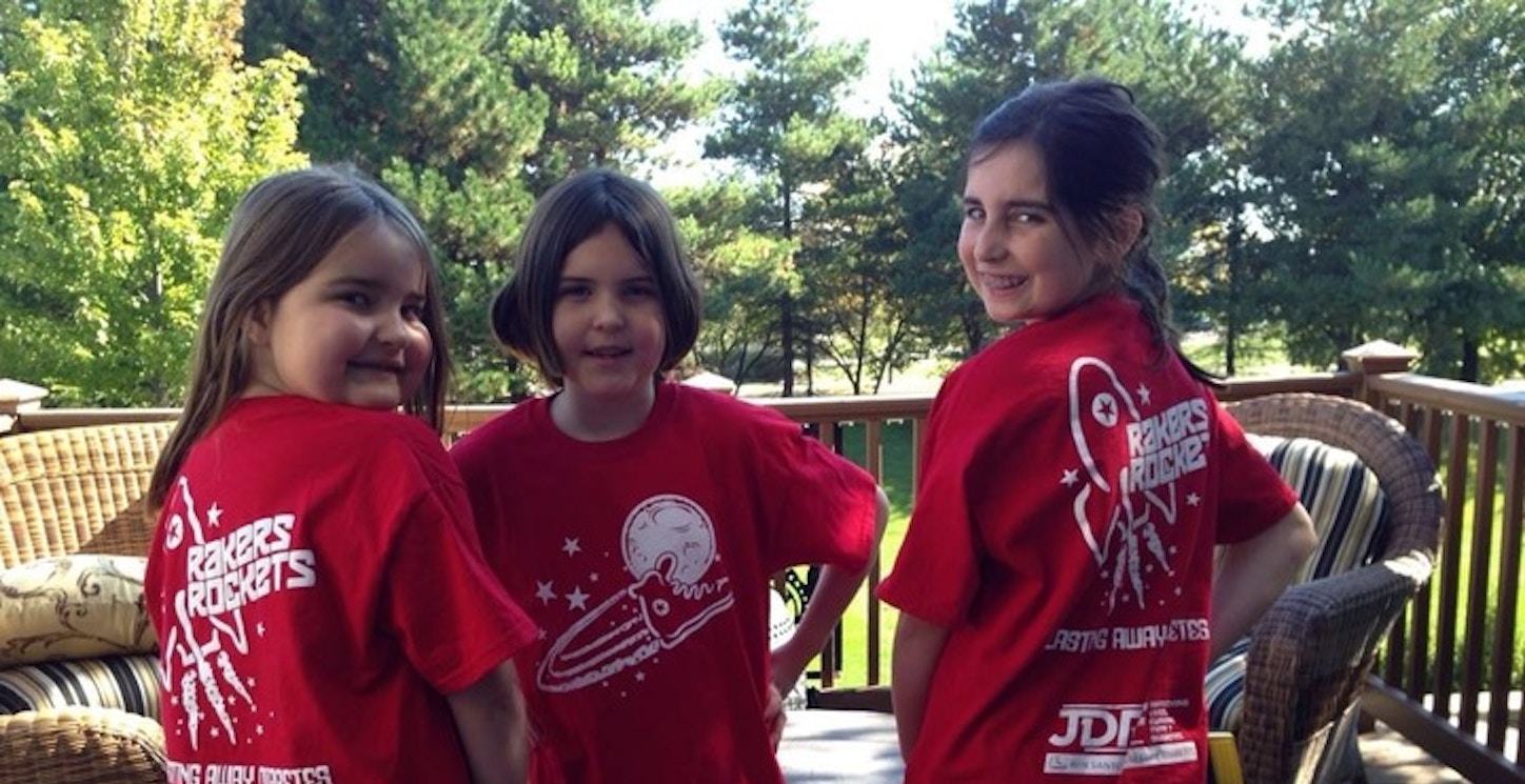 2014 Jdrf Walk Team Rakers Rockets T-Shirt Photo