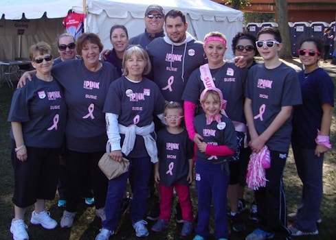 Making Strides For Breast Cancer Walk 2014 T-Shirt Photo