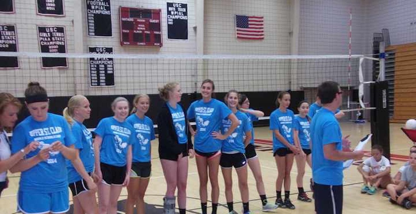 2014 Upper St. Clair H.S. Middle Schools Volleyball Camp T-Shirt Photo
