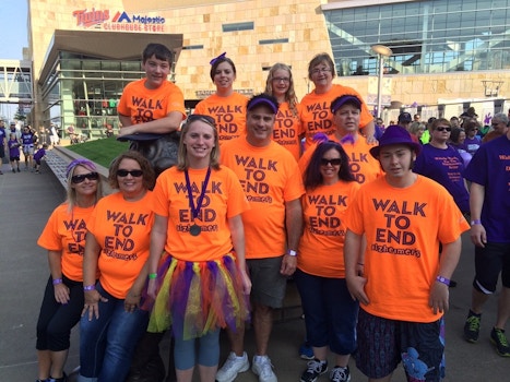 Team Irene Walks To End Alzheimer's At Target Field.  T-Shirt Photo