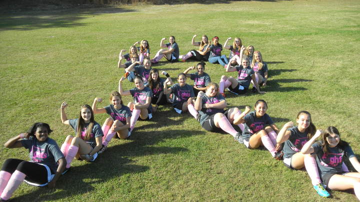 Maynard Field Hockey Pink Ribbon T-Shirt Photo