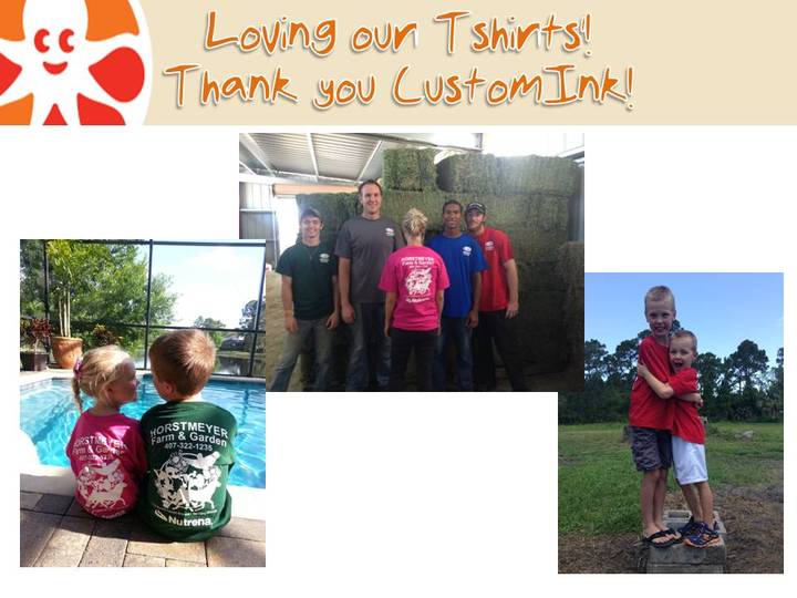 At Work And At Play ~ We Love Our Tshirts! T-Shirt Photo