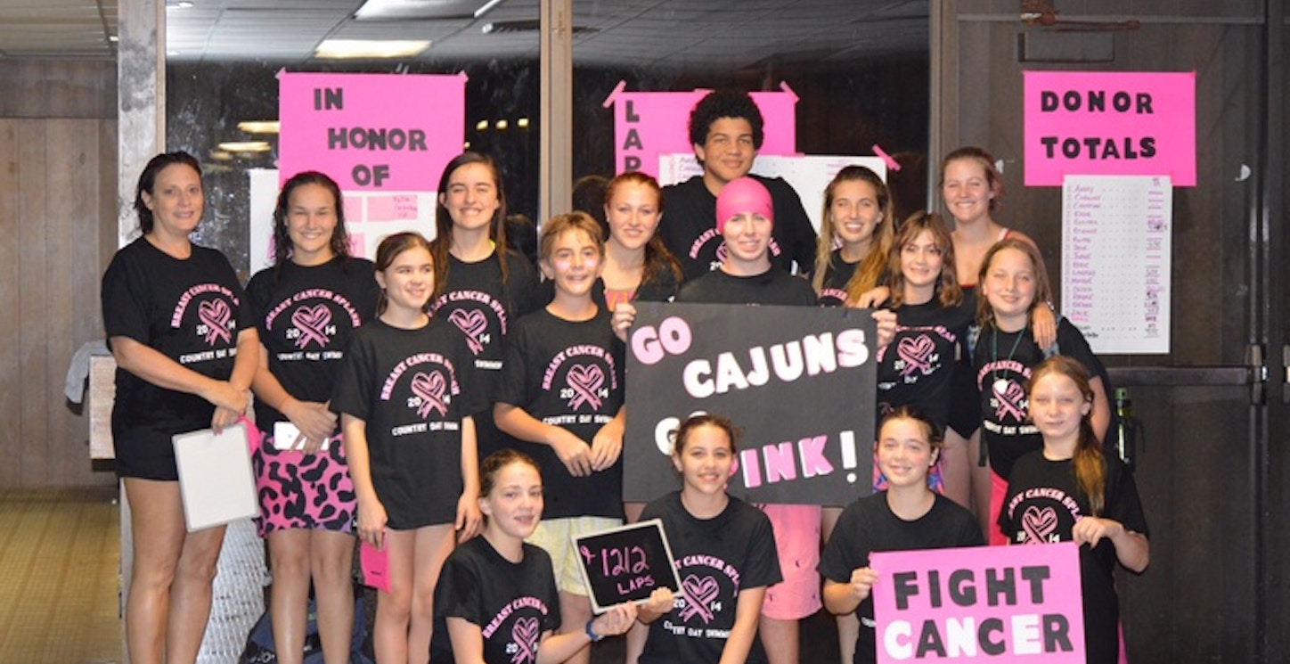 Country Day Splashes Out Cancer T-Shirt Photo