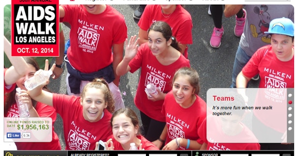 Milken Kids Who Care  Aids Walk 2014 T-Shirt Photo