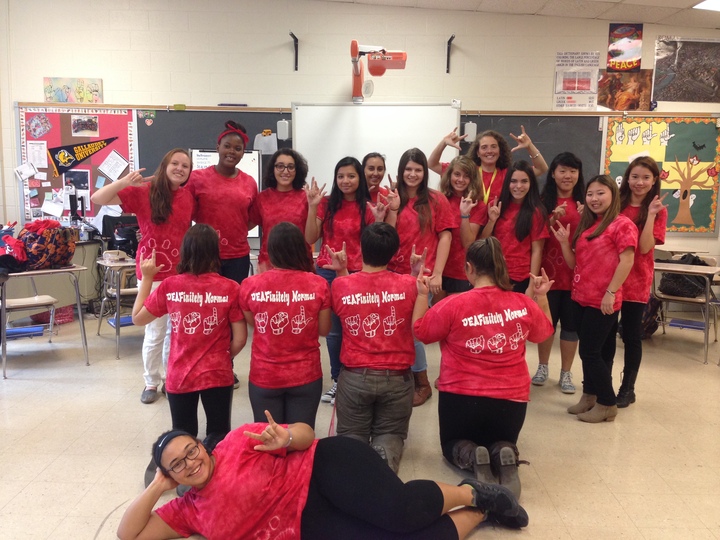 Deafinitely Normal  Asl  T-Shirt Photo