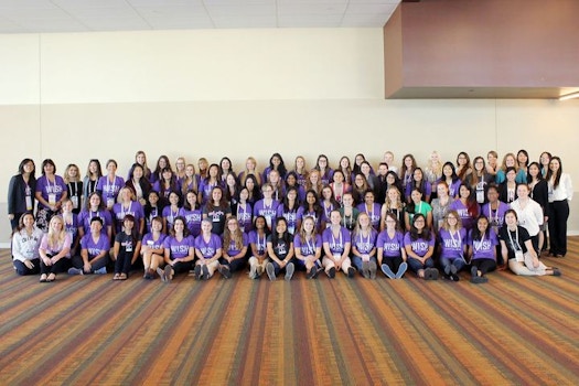 Cal Poly San Luis Obispo's Women Involved In Software And Hardware (Wish) At The Grace Hopper Celebration For Women In Computing T-Shirt Photo