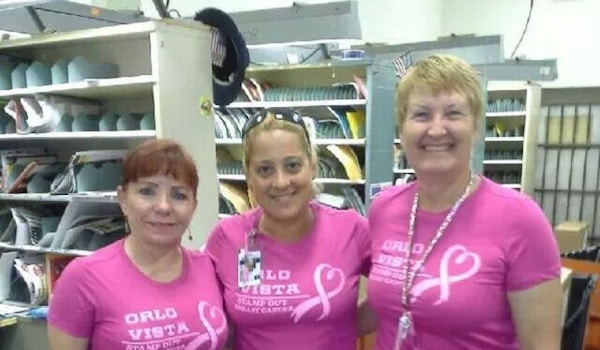 Stamp Out Breast Cancer T-Shirt Photo