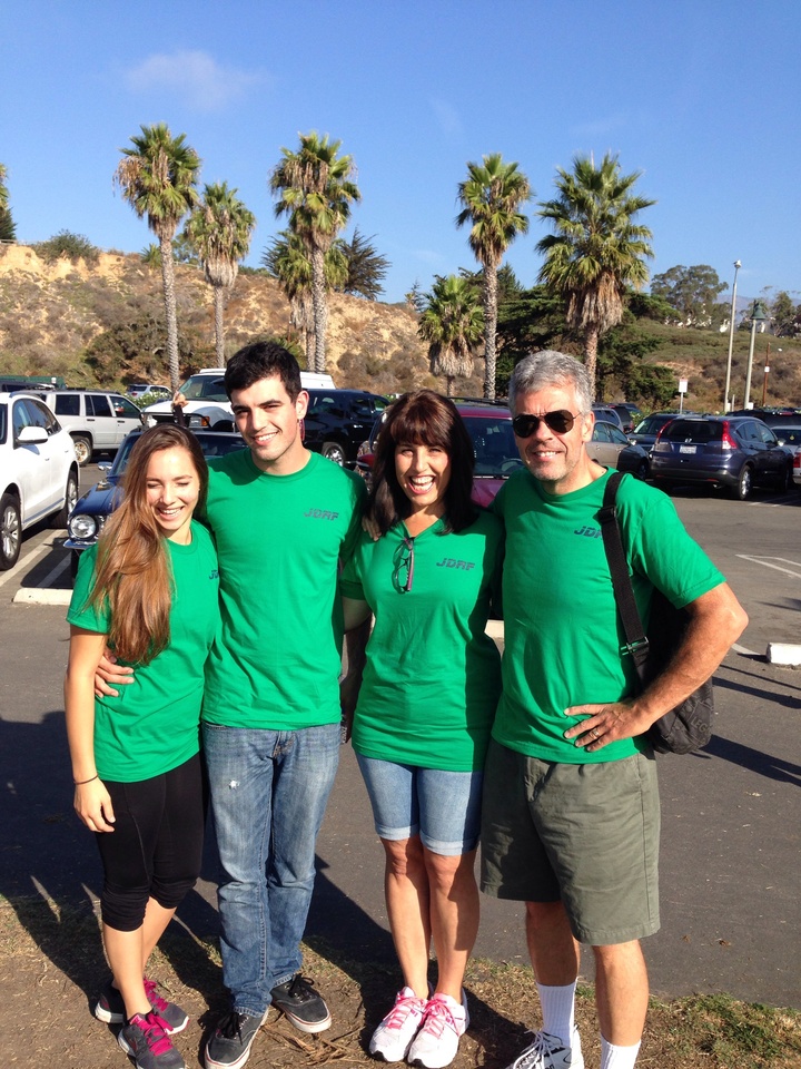 Jdrf Sb Walk To Cure Diabetes T-Shirt Photo