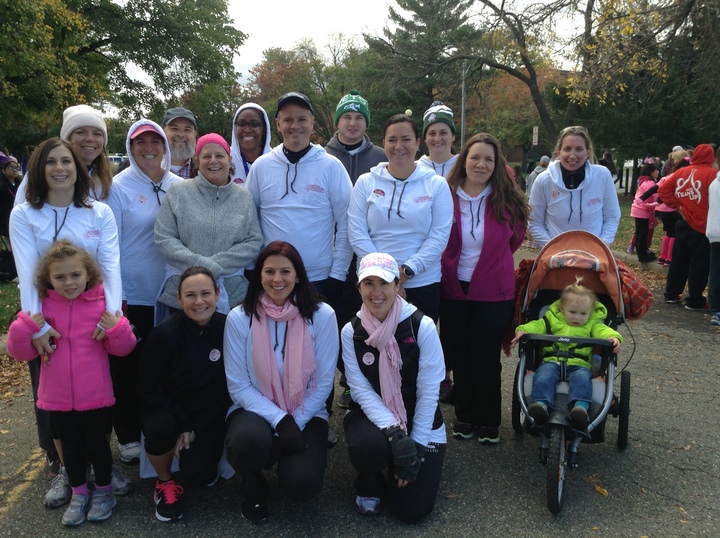 Making Strides Against Breast Cancer T-Shirt Photo