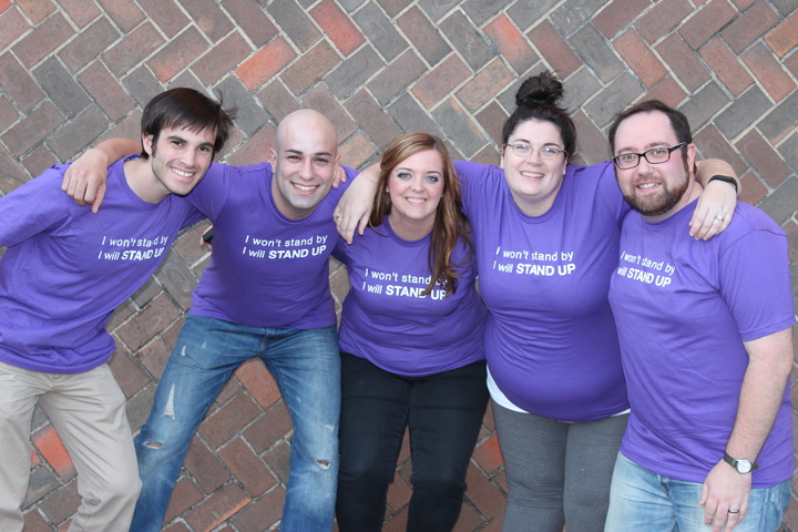 Standing Up To Lgbt Youth Bullying! T-Shirt Photo