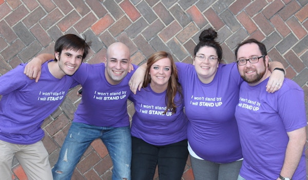 Standing Up To Lgbt Youth Bullying! T-Shirt Photo