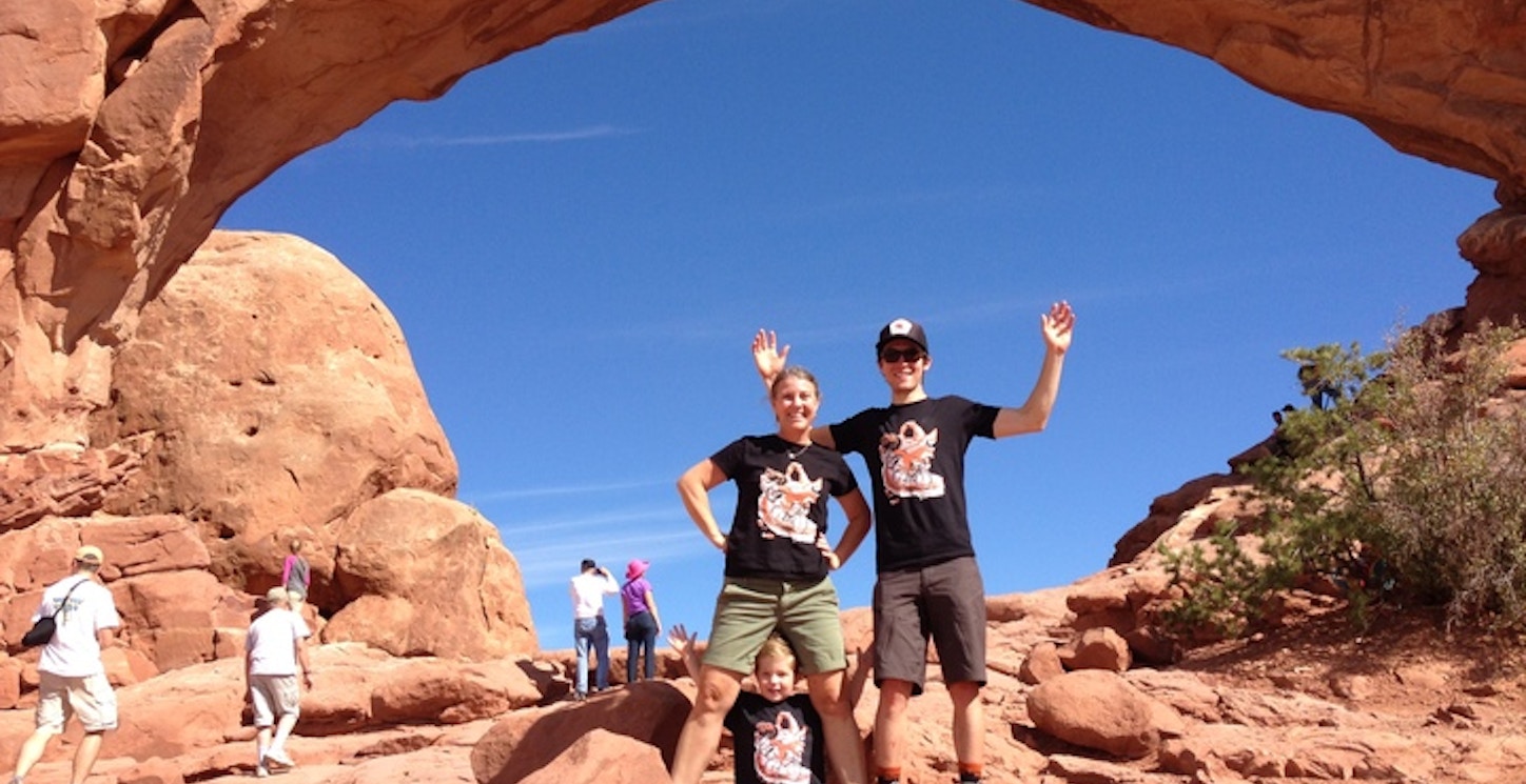 North Window Arch At Arches National Park T-Shirt Photo