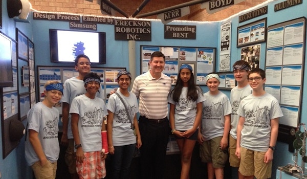 Ereckson Middle School Wins Regional Robotics Competittion T-Shirt Photo