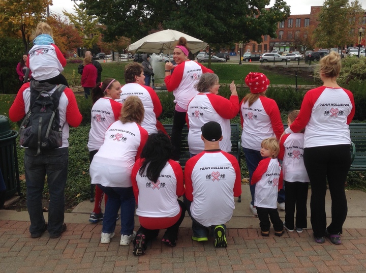 Making Strides For Breast Cancer Walk T-Shirt Photo