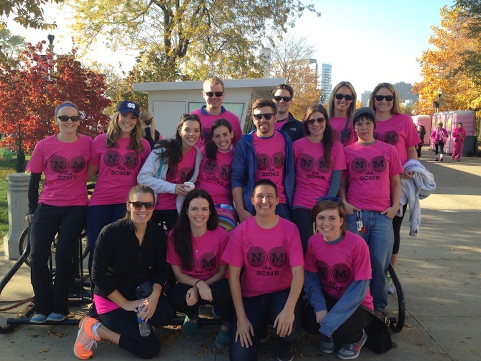Team Nm Da Bomb At Making Strides Against Breast Cancer Walk! T-Shirt Photo