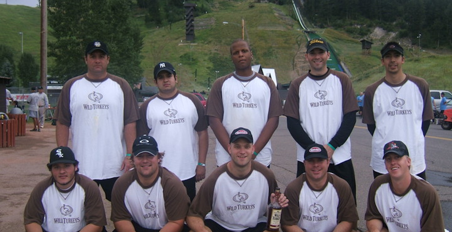 Picture of Wild Turkeys Softball Team Custom T-Shirt Design Wild Turkeys Softball Team T-Shirt Photo