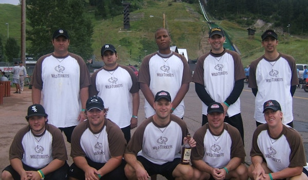 Picture of Wild Turkeys Softball Team Custom T-Shirt Design Wild Turkeys Softball Team T-Shirt Photo