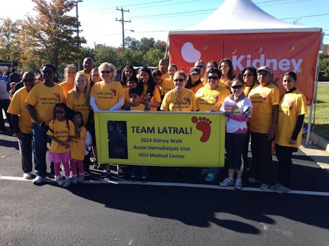 Team Latral @ The 2014 Nkf Kidney Walk In Richmond Virginia T-Shirt Photo