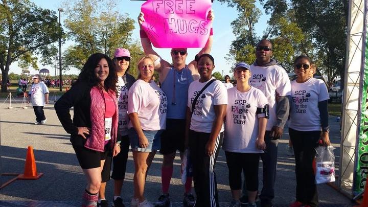 Scp Fight For Breast Cancer Cure T-Shirt Photo