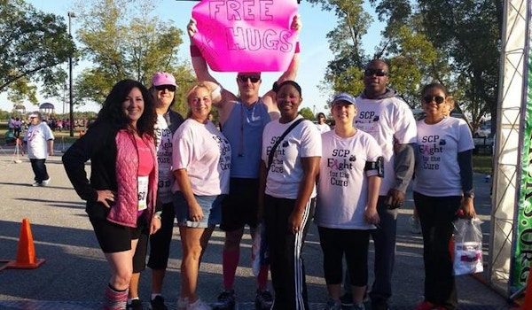Picture of Scp Fight For Breast Cancer Cure Custom T-Shirt Design Scp Fight For Breast Cancer Cure T-Shirt Photo