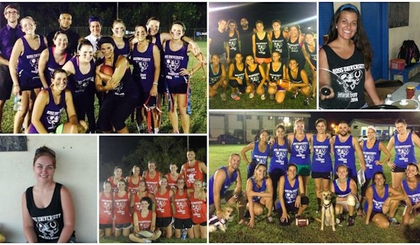 Picture of Ross University Powder Puff Game Custom T-Shirt Design Ross University Powder Puff Game T-Shirt Photo