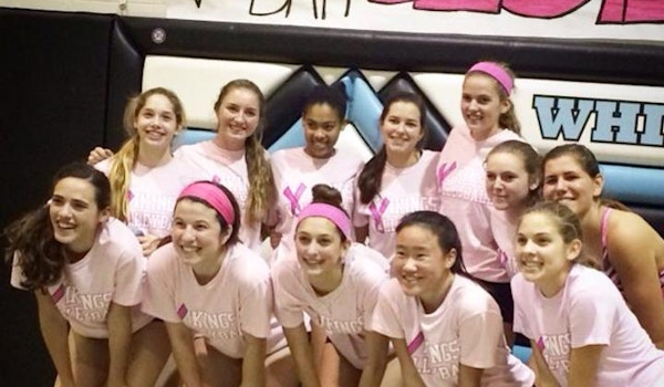 Vikings Volleyball Supports Breast Cancer With Custom Ink Shirts! T-Shirt Photo