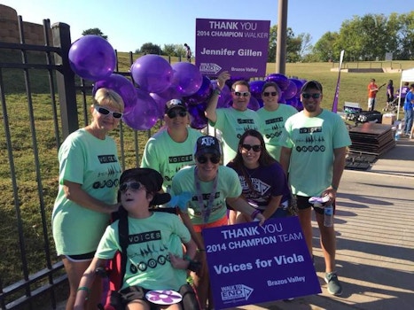 Voices For Viola, Walk To End Alzheimer's T-Shirt Photo