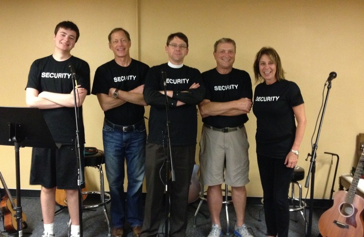 All Set Up For A Great Evening Of Song T-Shirt Photo