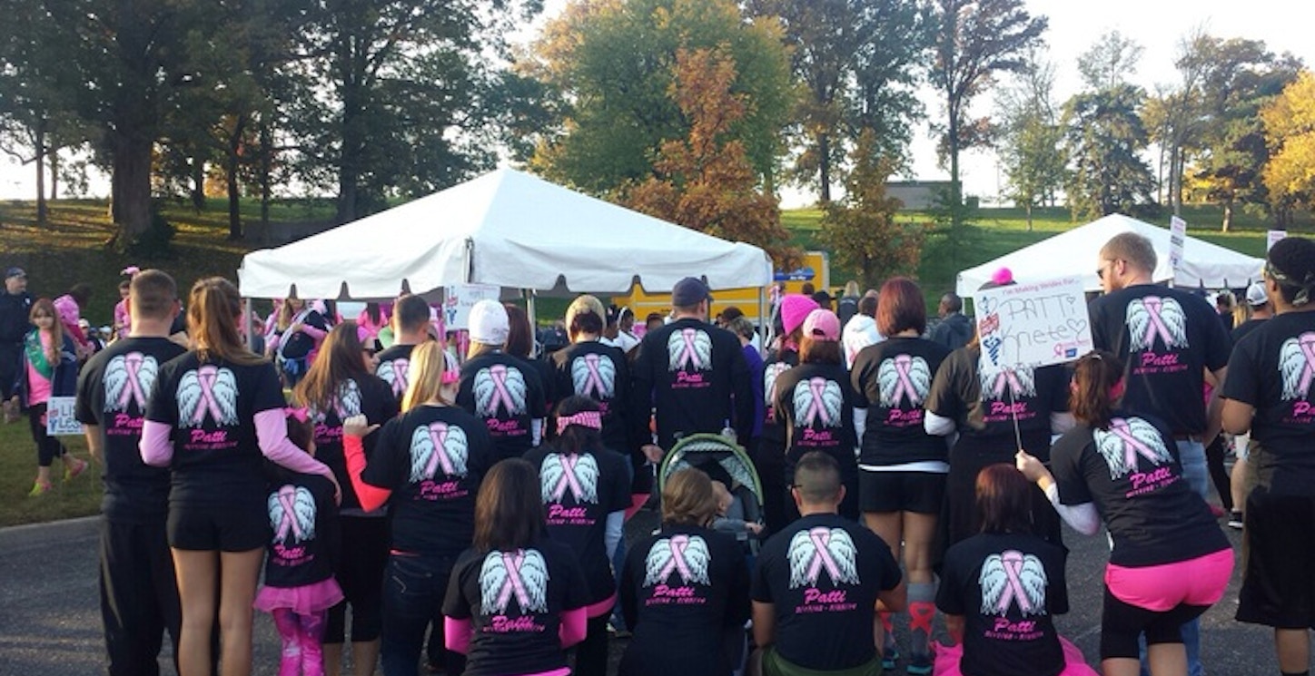 Making Strides For Breast Cancer St L 2014 T-Shirt Photo
