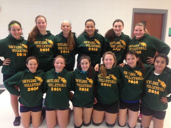 Skyline Volleyball T-Shirt Photo