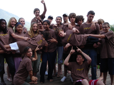 The Serve 2007 Crew In Bryson City, Nc! T-Shirt Photo