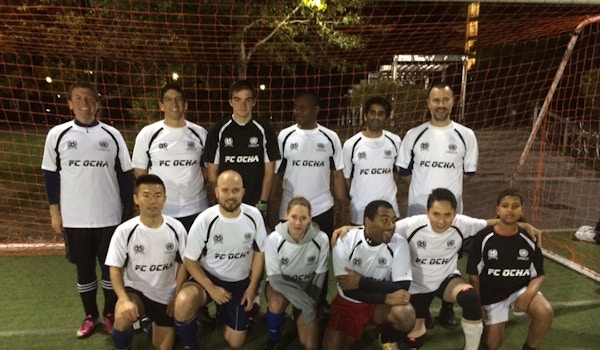 Humanitarians On The Soccer Pitch T-Shirt Photo